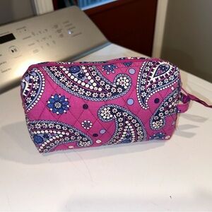 Vera Bradley Boysenberry Small Lined Cosmetic Bag